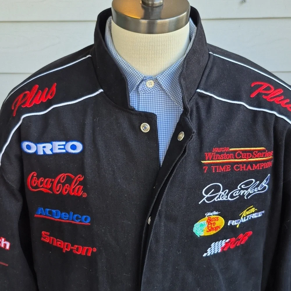 Dale EARNHARDT SR #3‎ CHASE Hamilton Racing Mens Jacket XL NASCAR RARE VTG Y2K